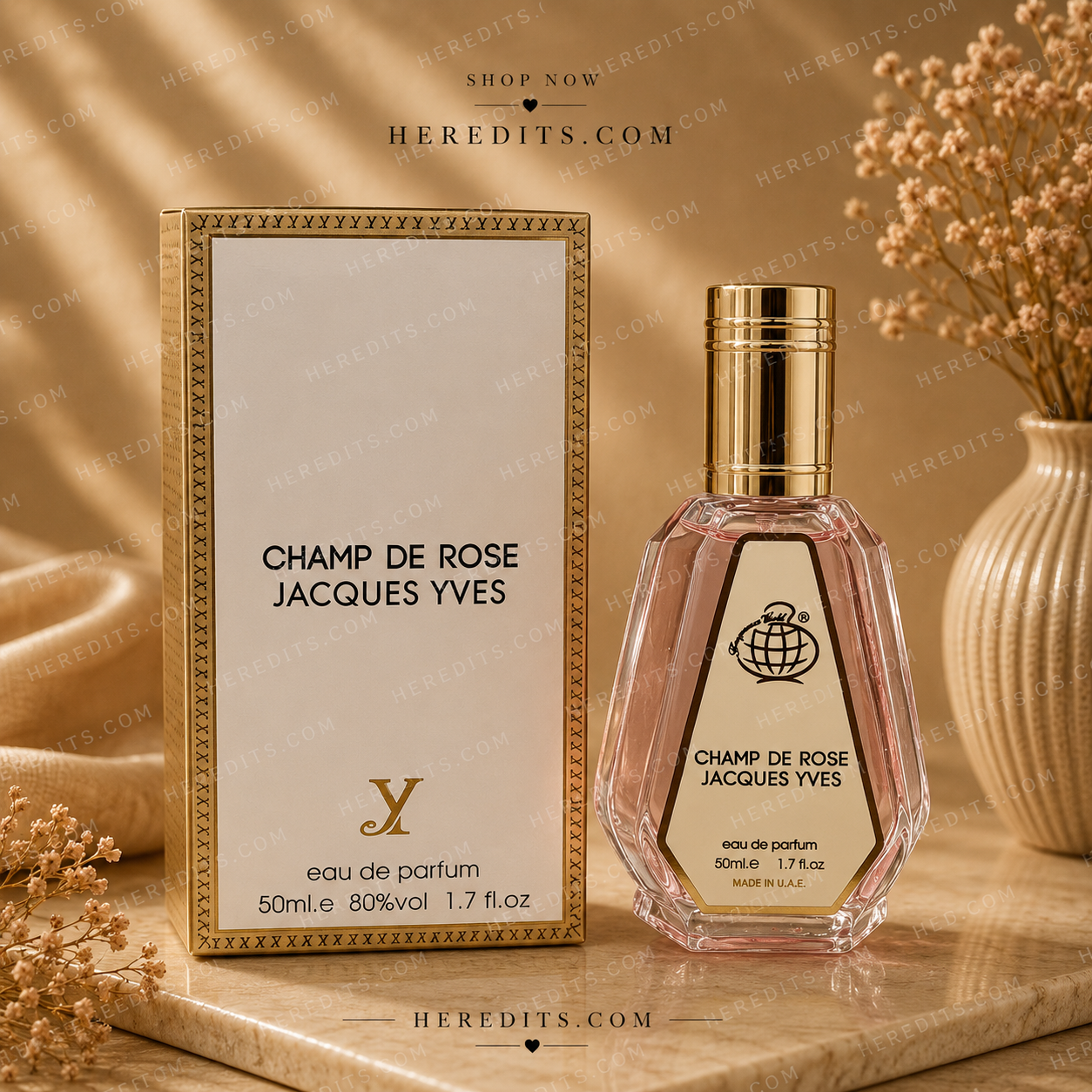 Champ De Rose Eau De Parfum 50ml – Elegant Rose Musk