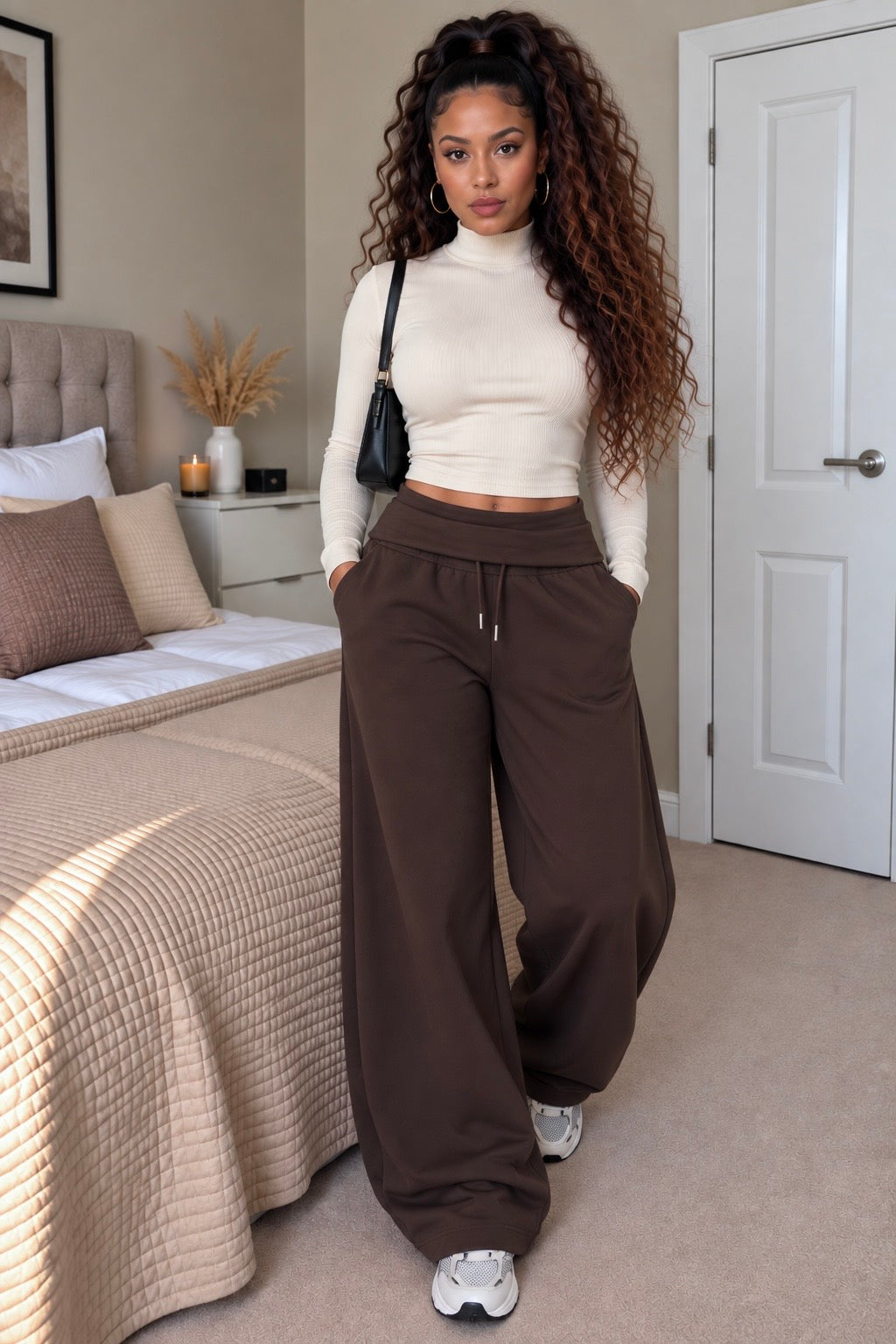 Fold over joggers