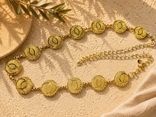 Gold Chain Waist Belt – Elegant Statement Accessories