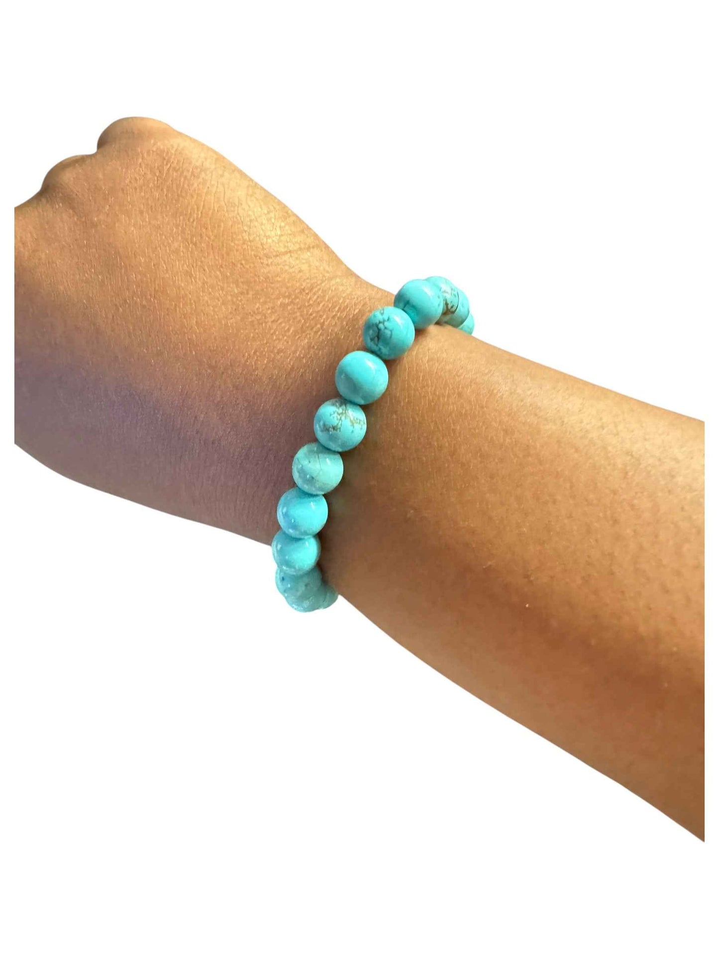 HerEdits™ Turquoise Stone Bracelet – Ocean Blue Beaded Bracelet