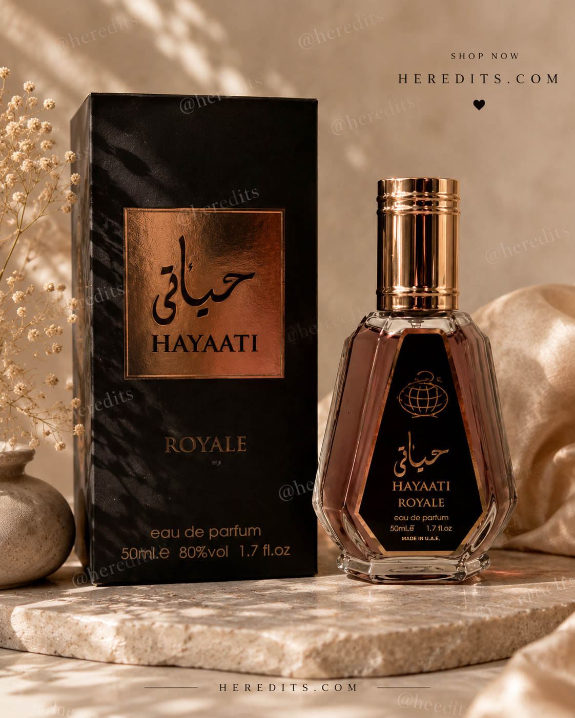 Hayaati Royale Eau De Parfum 50ml – Warm Oriental Amber