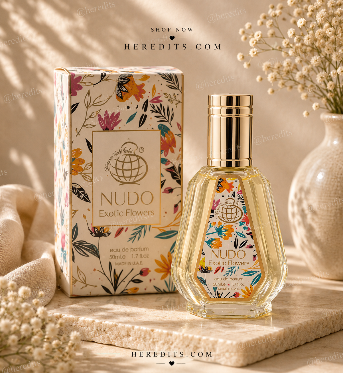 Nudo Exotic Flowers Eau De Parfum 50ml – Exotic Floral Spice