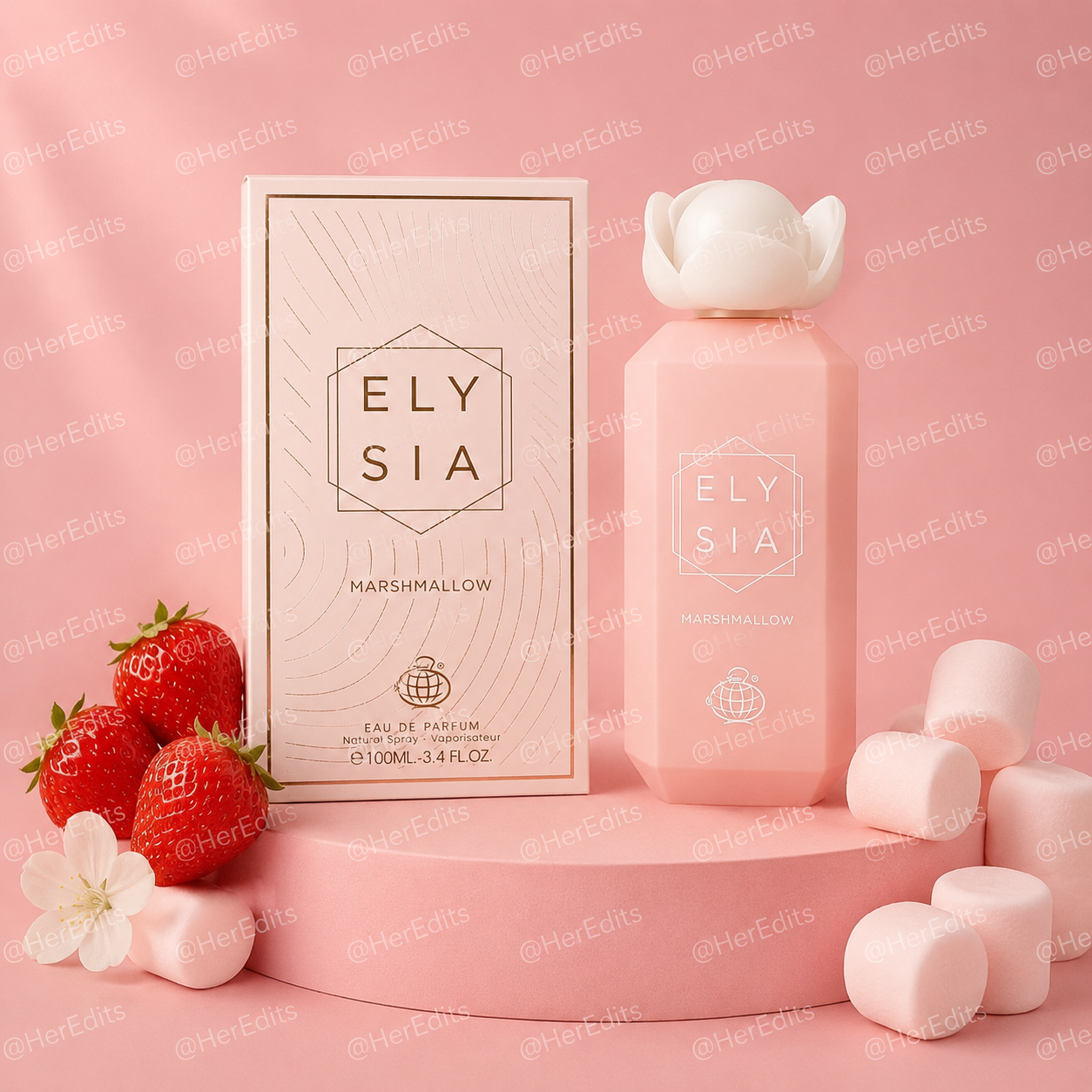 Elysia Marshmallow Eau De Parfum 100ml – Sweet Marshmallow Gourmand Fragrance