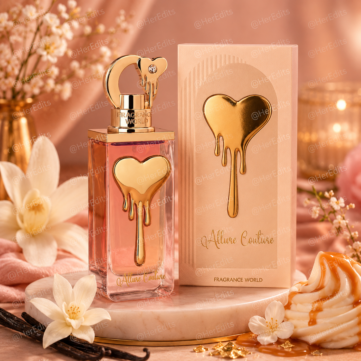 Allure Couture Eau De Parfum 100ml – Soft Floral Vanilla Elegance