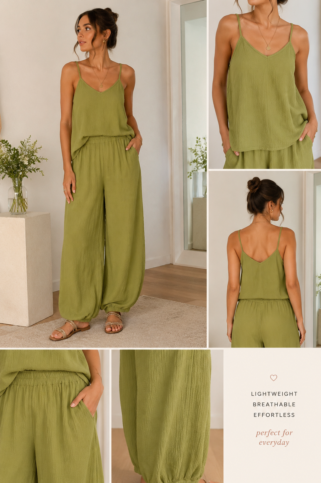 Cotton Cheesecloth Co-Ord Set – Relaxed Summer Set