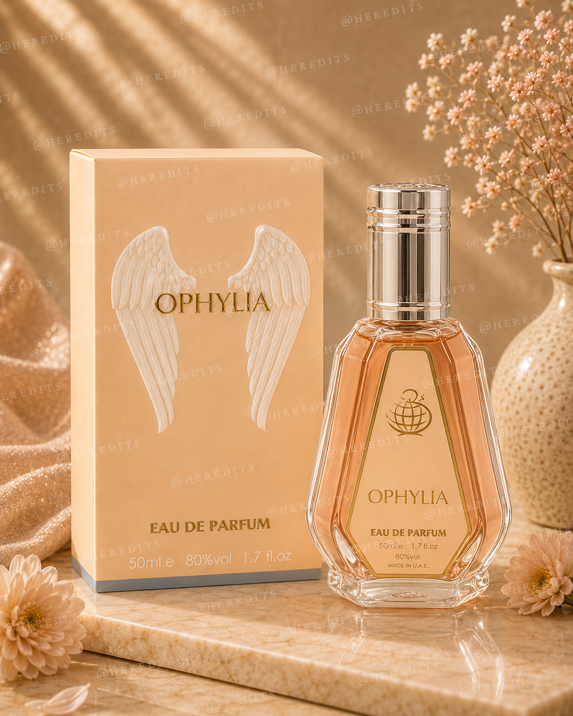 Ophylia Eau De Parfum 50ml – Soft Floral Vanilla Perfume