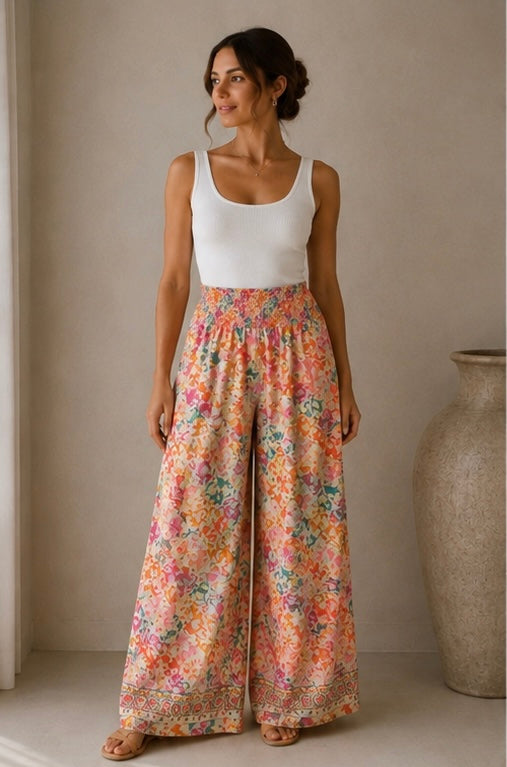 Boho Wide Leg Trousers