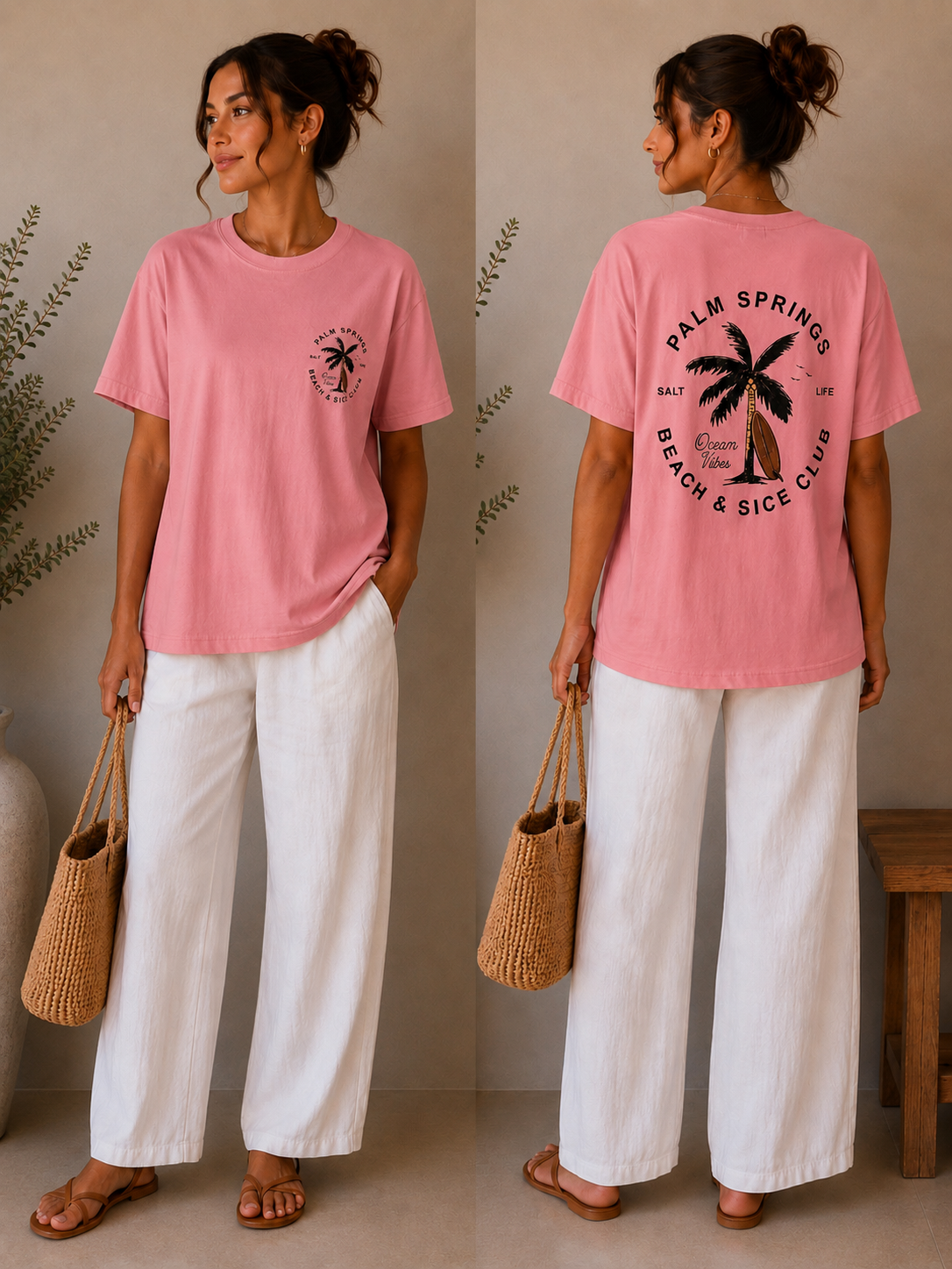 Palm Springs Relaxed Graphic Tee