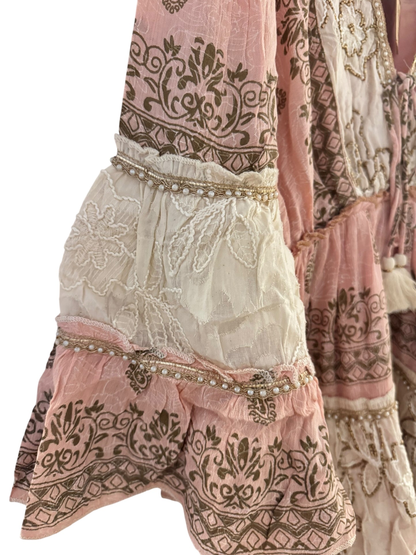 Palak Embroidered Bohemian Dress