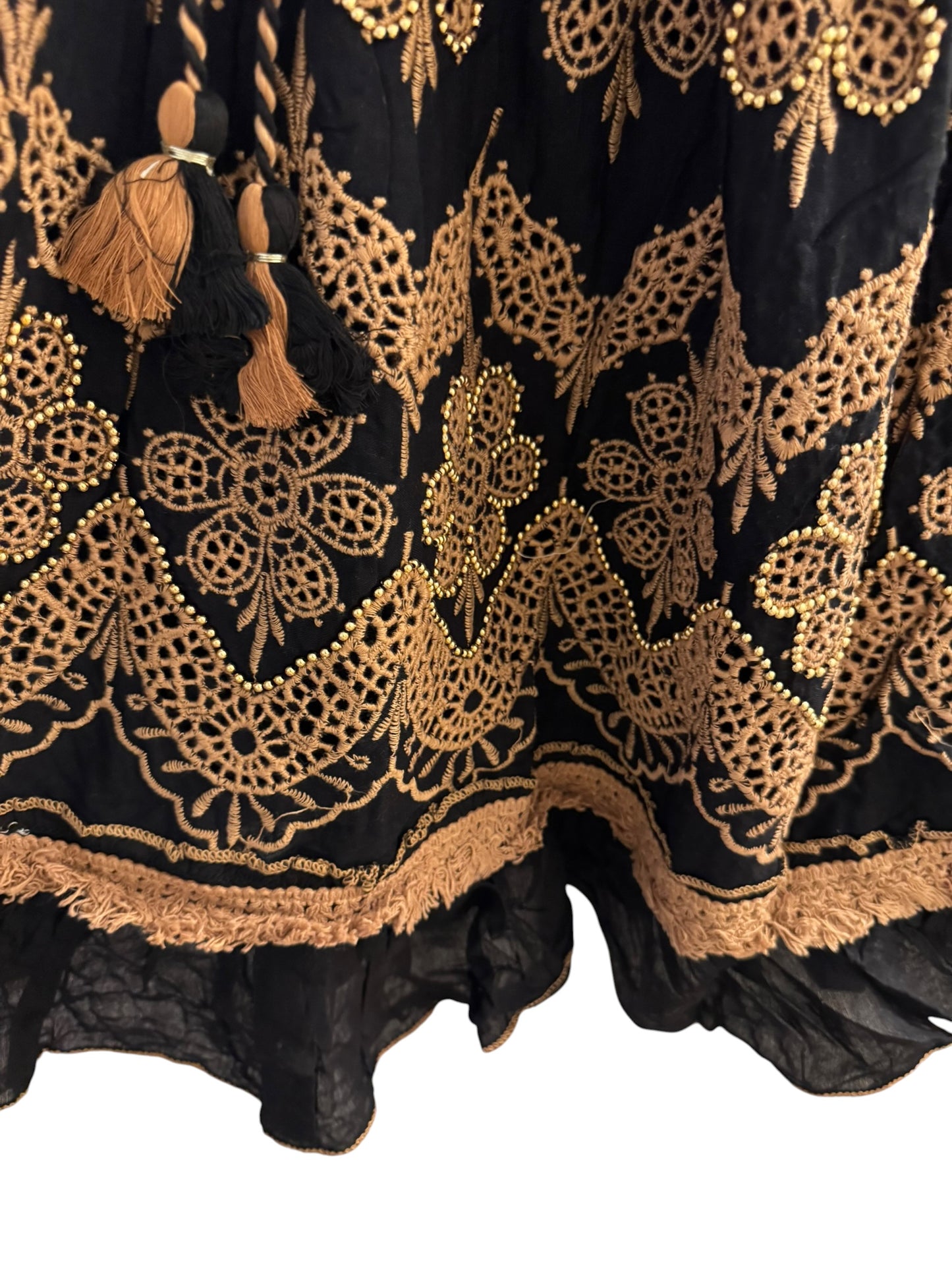 Palak Embroidered Sequin Boho Dress