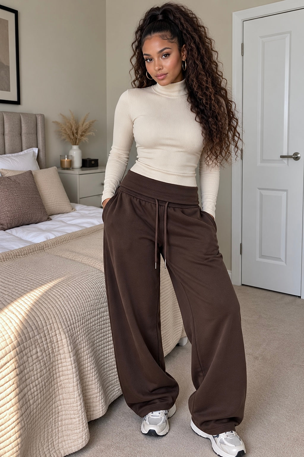 Fold over joggers