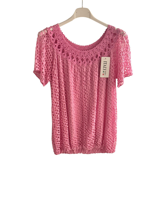 Crochet Bubble Hem Top