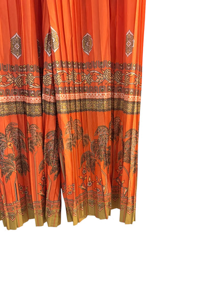 Boho Pleated Palazzo Trousers