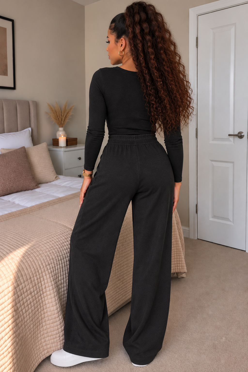 Knitted trousers