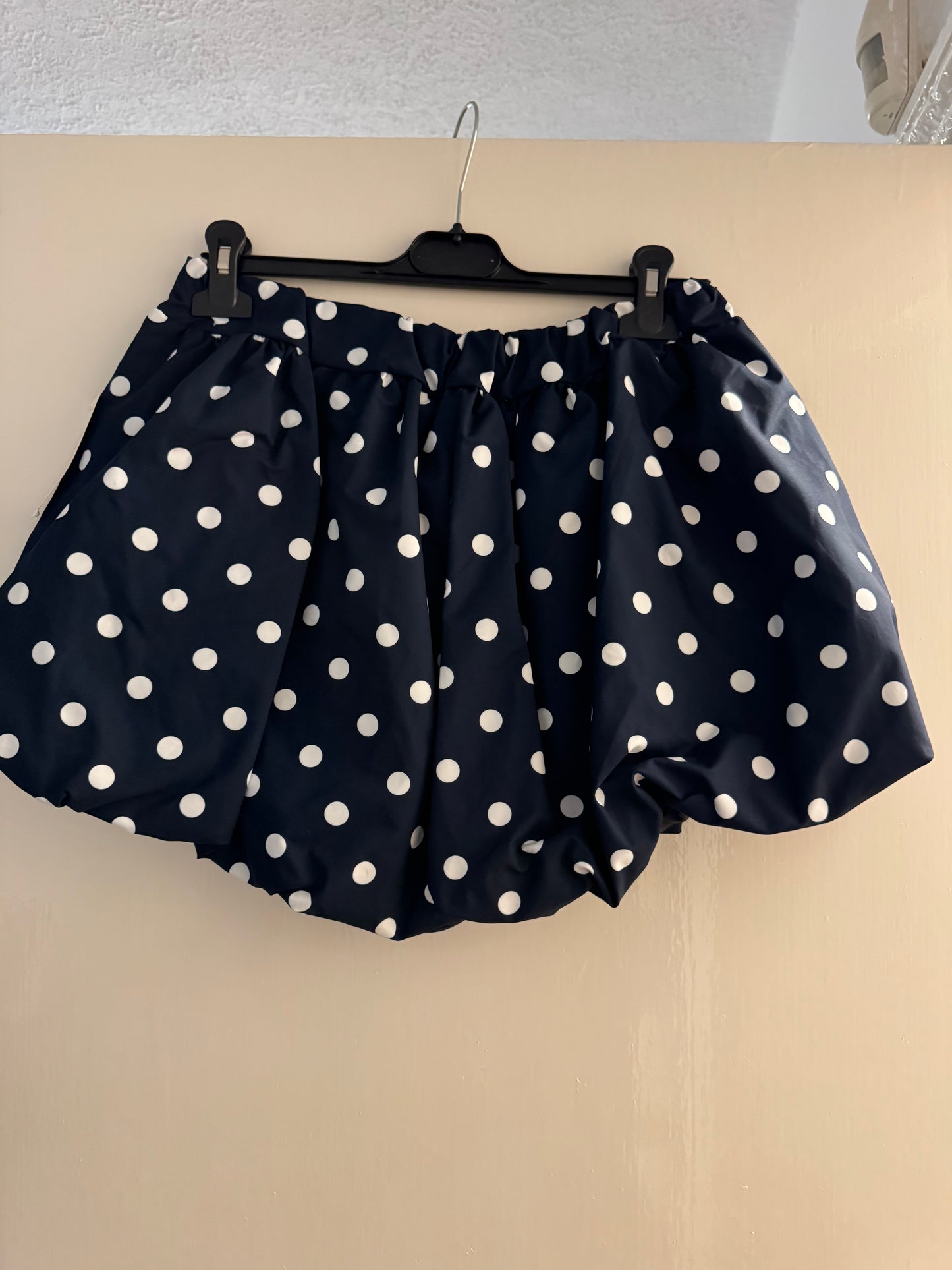 Polka Dot Bubble Hem Shorts