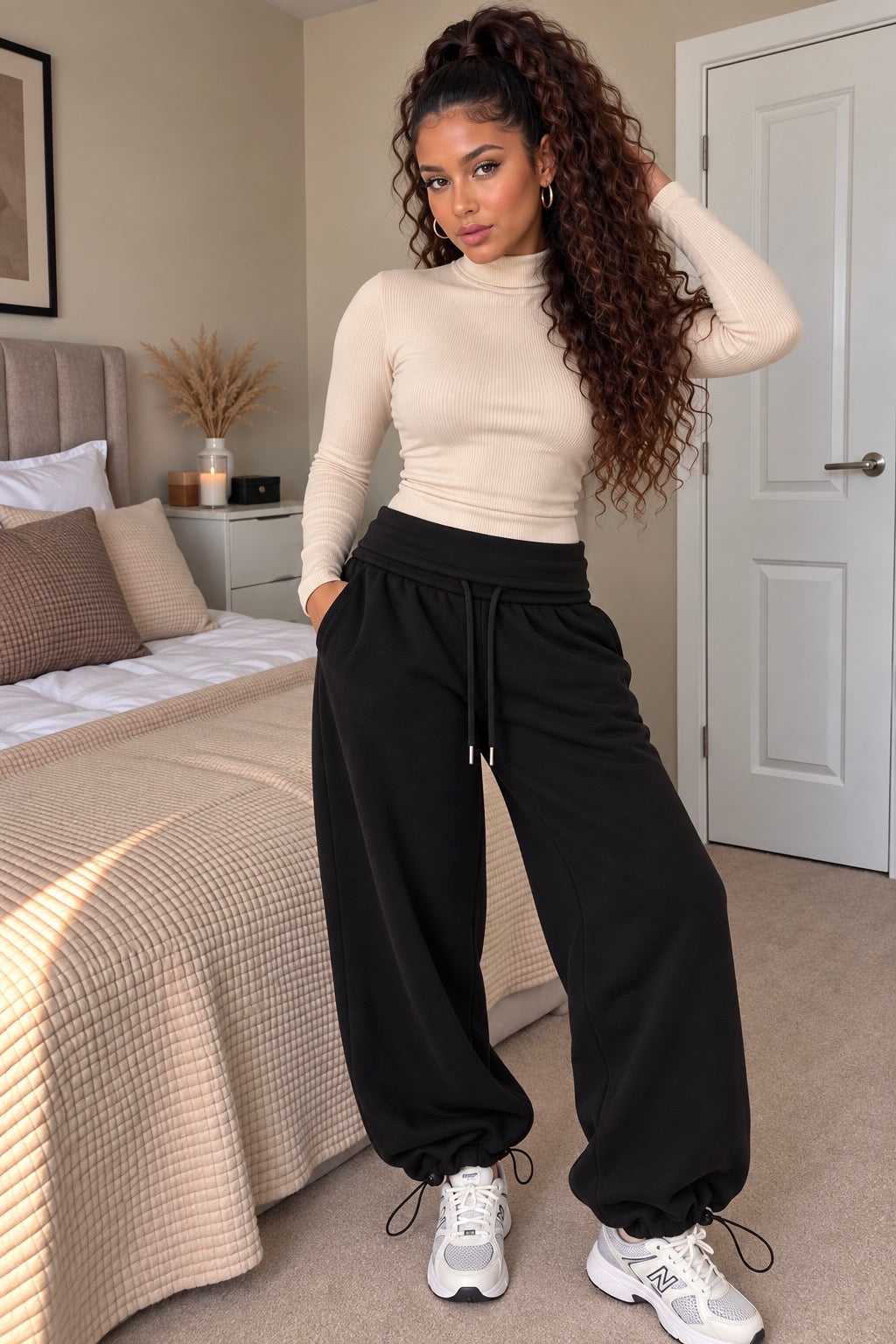 Fold over joggers