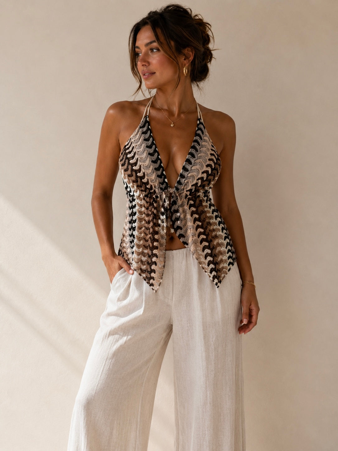 Crochet Handkerchief Halter Top