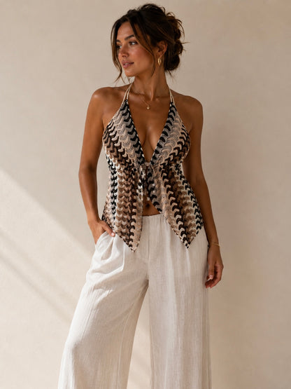 Crochet Handkerchief Halter Top