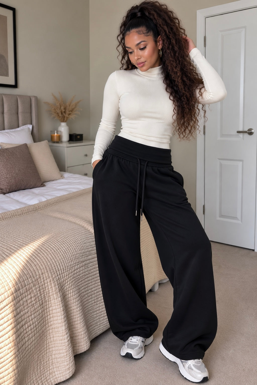 Fold over joggers
