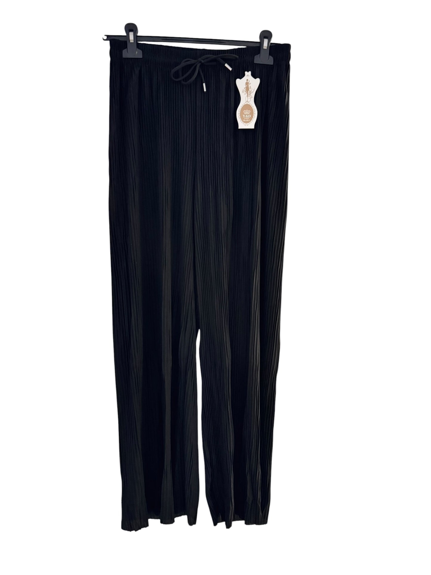 Soft Pleated Wide Leg Trousers