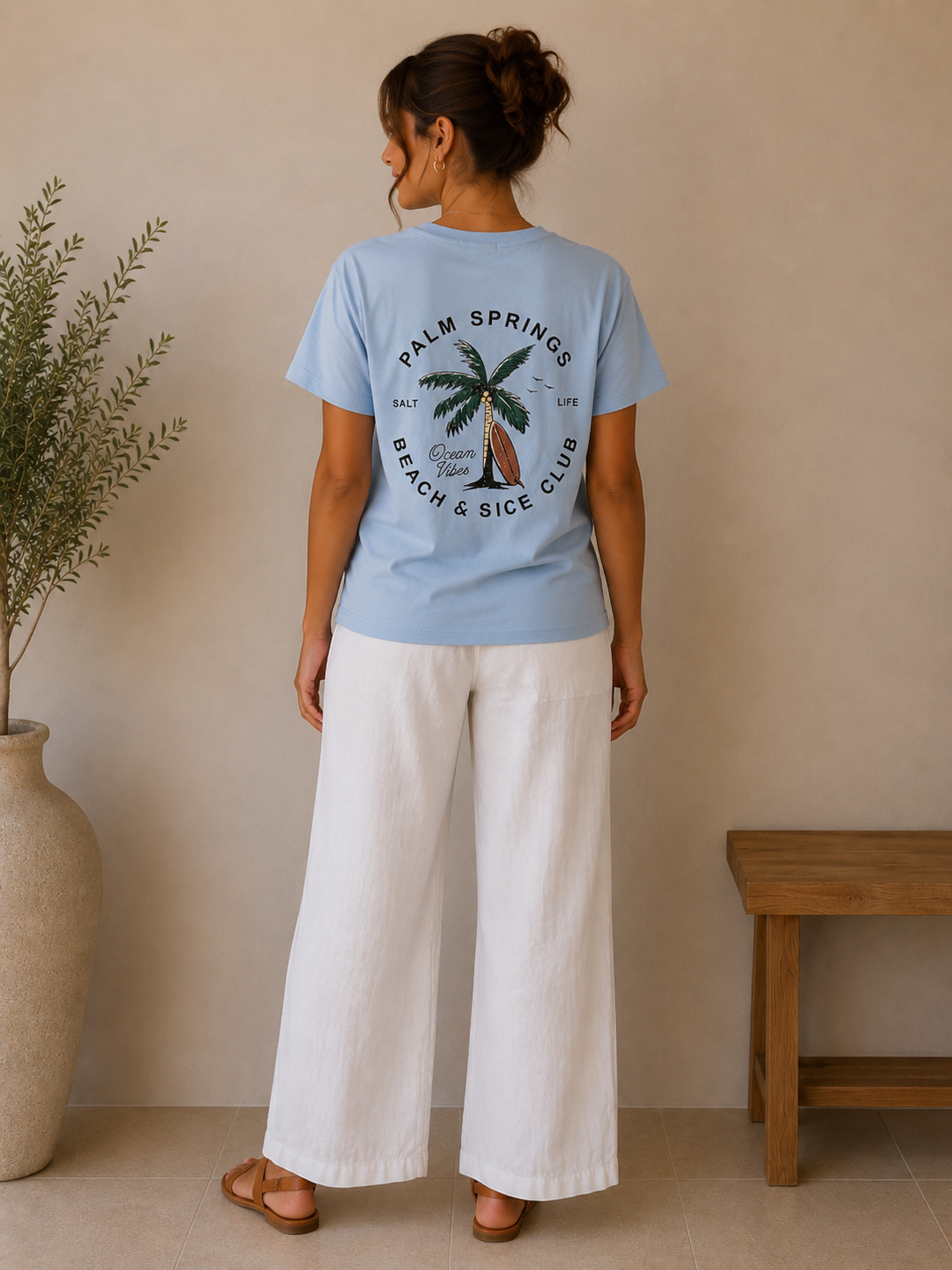 Palm Springs Relaxed Graphic Tee