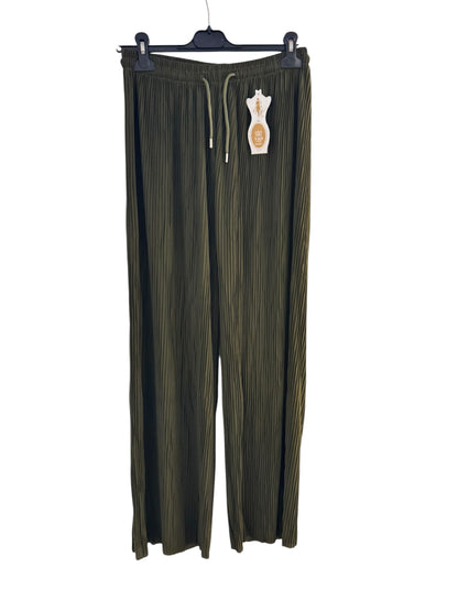 Soft Pleated Wide Leg Trousers