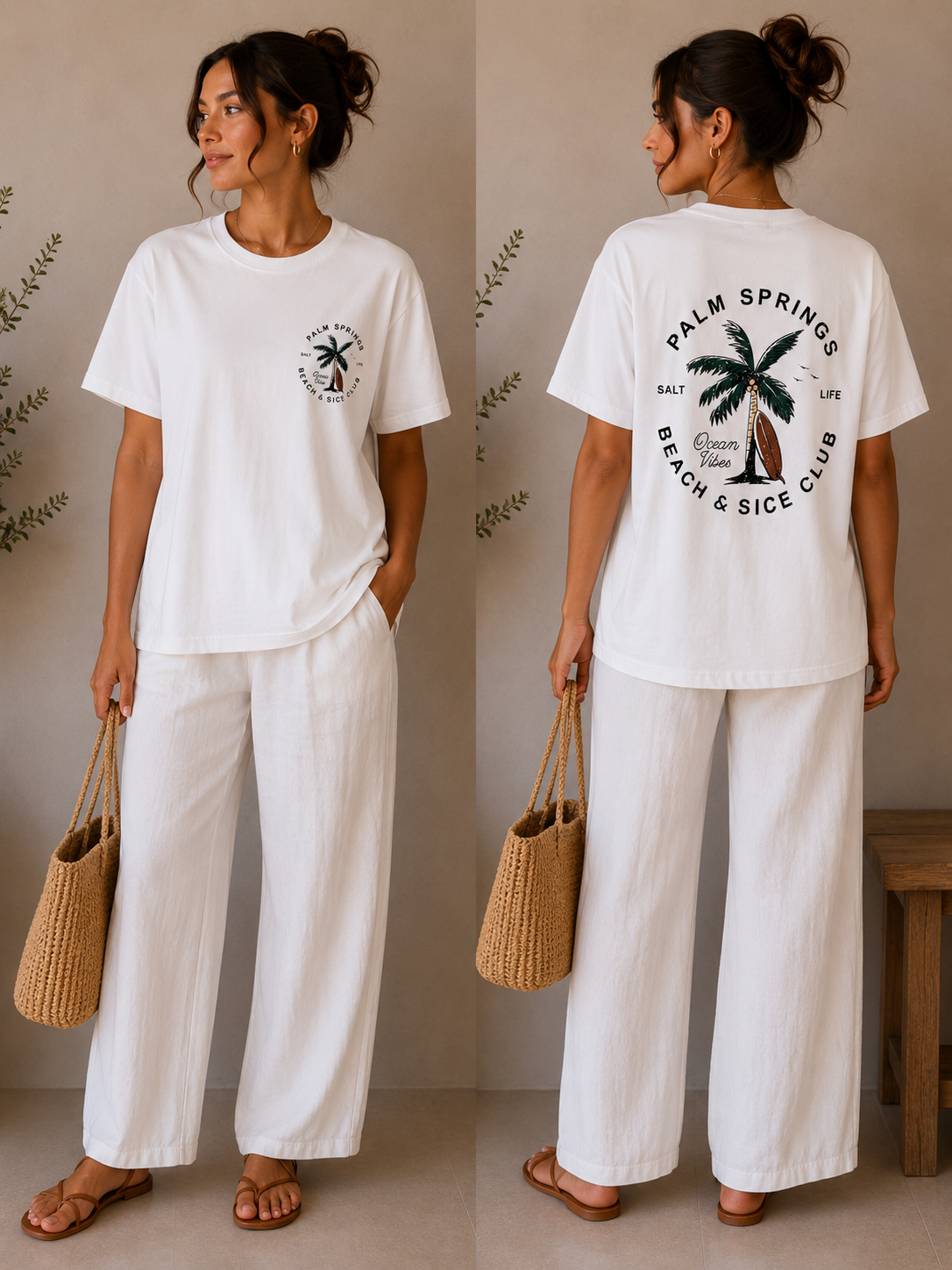 Palm Springs Relaxed Graphic Tee