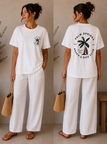 Palm Springs Relaxed Graphic Tee