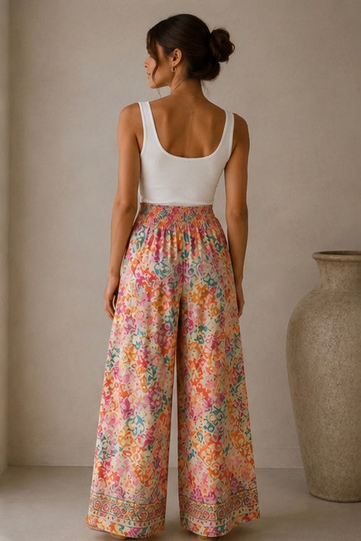 Boho Wide Leg Trousers