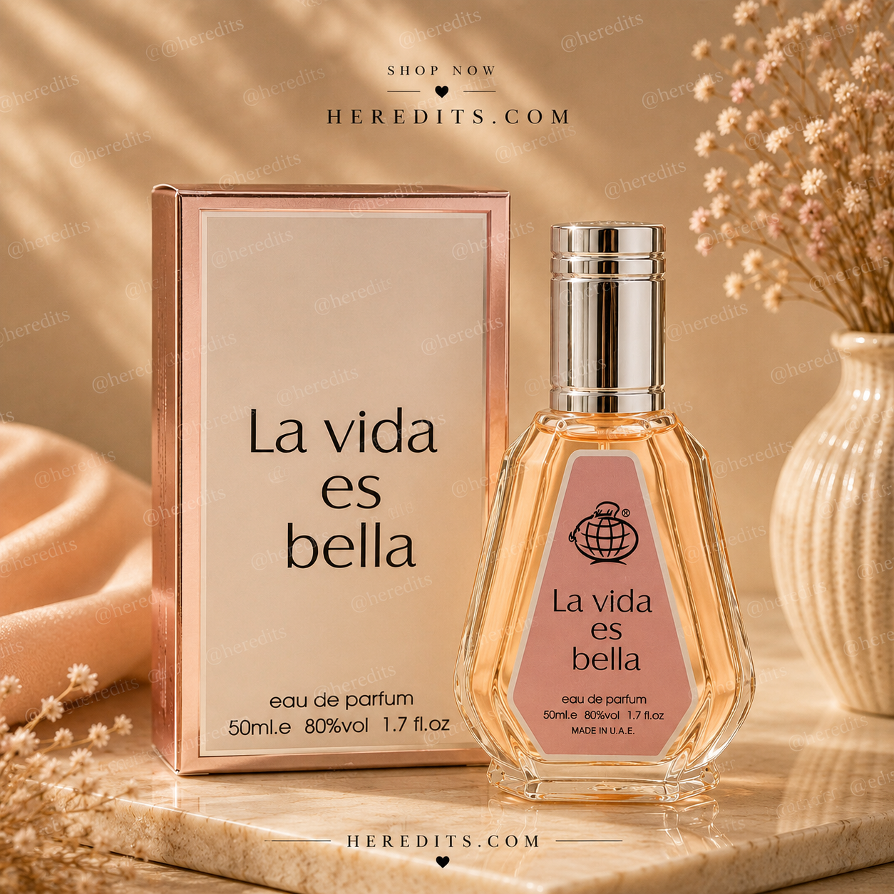 La Vida Es Bella Eau De Parfum 50ml – Feminine Vanilla Florals