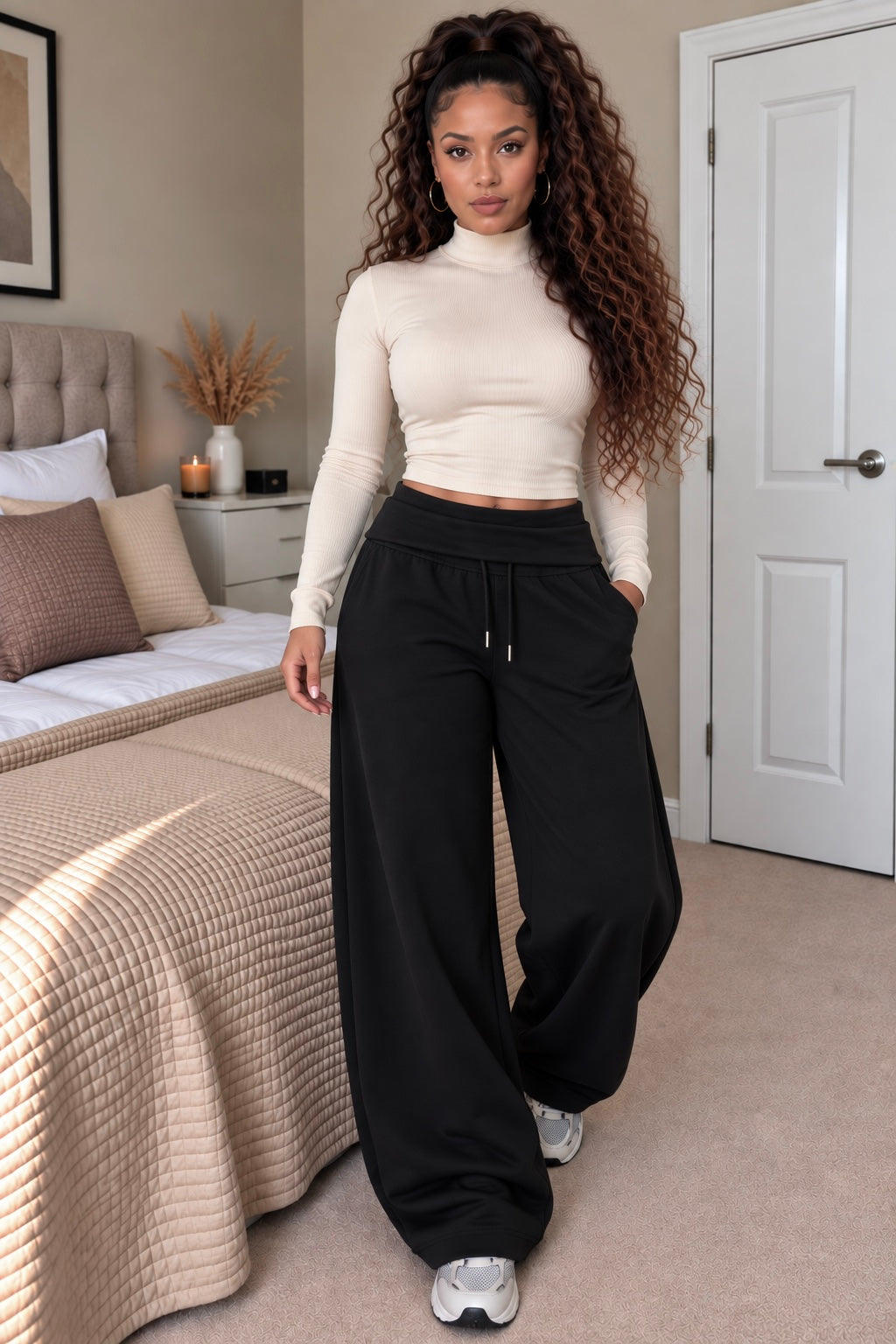 Fold over joggers