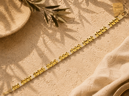 Statement Stretch Waist Belt | Gold Detail Elastic Belt | HerEdits