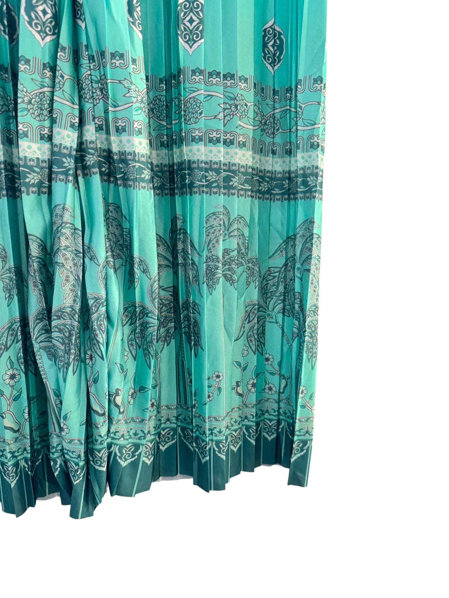 Boho Pleated Palazzo Trousers