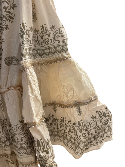 Palak Embroidered Bohemian Dress