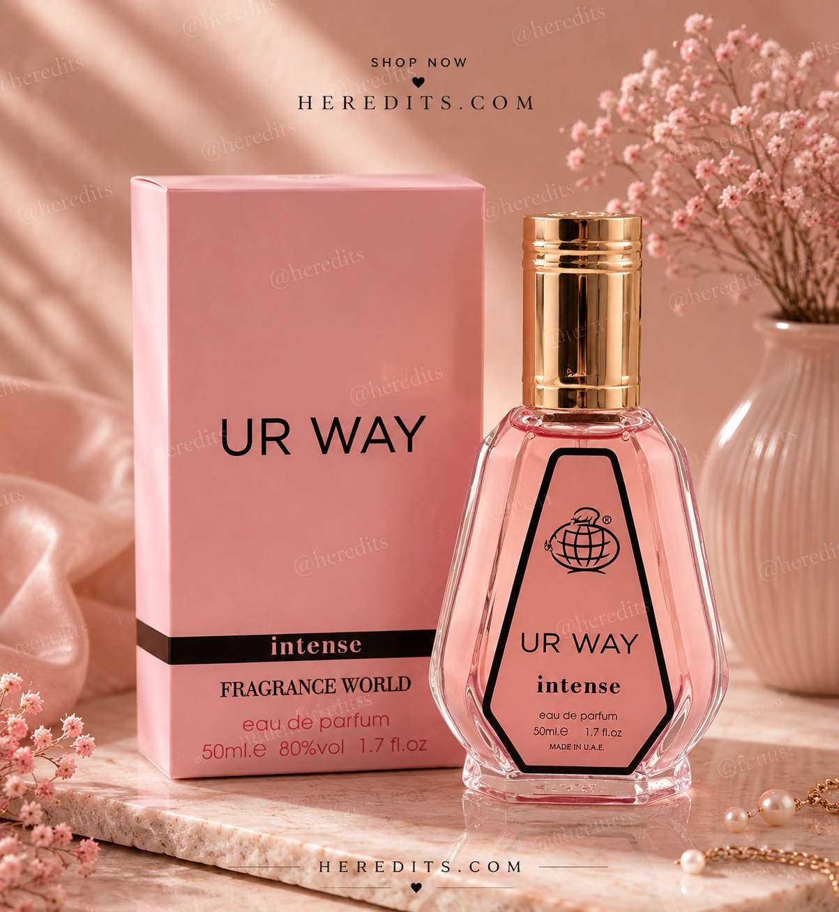 Ur Way Intense Eau De Parfum 50ml – Feminine Vanilla Floral
