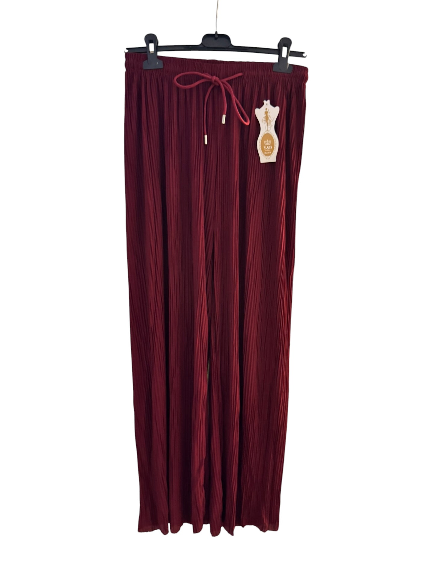 Soft Pleated Wide Leg Trousers