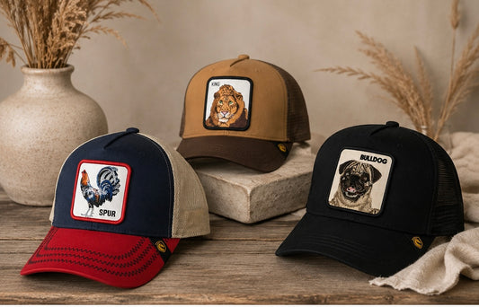 Animal Patch Trucker Cap | Statement Mesh Baseball Hat | HerEdits