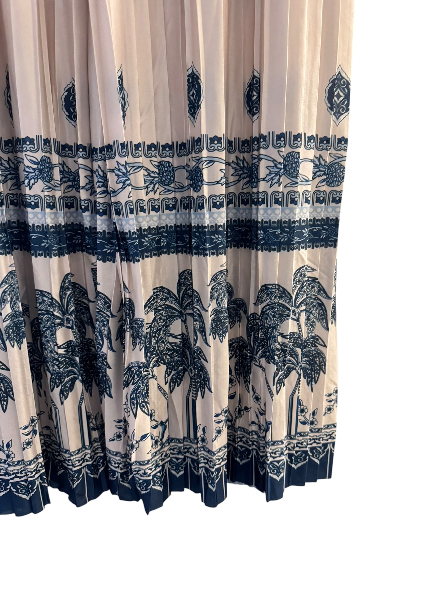 Boho Pleated Palazzo Trousers