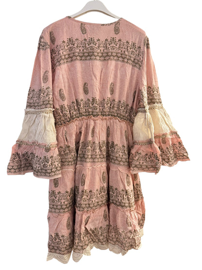 Palak Embroidered Bohemian Dress