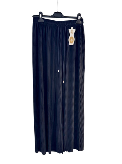 Soft Pleated Wide Leg Trousers