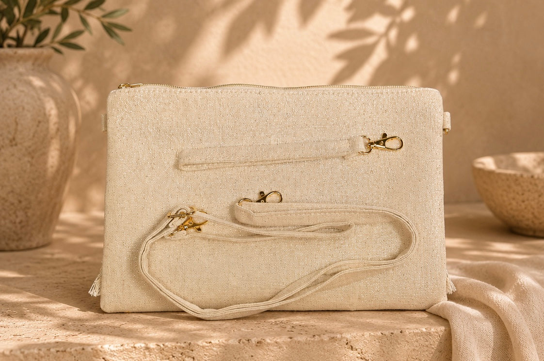 Handmade Shell Bag | Boho Coastal Clutch & Crossbody Bag | HerEdits