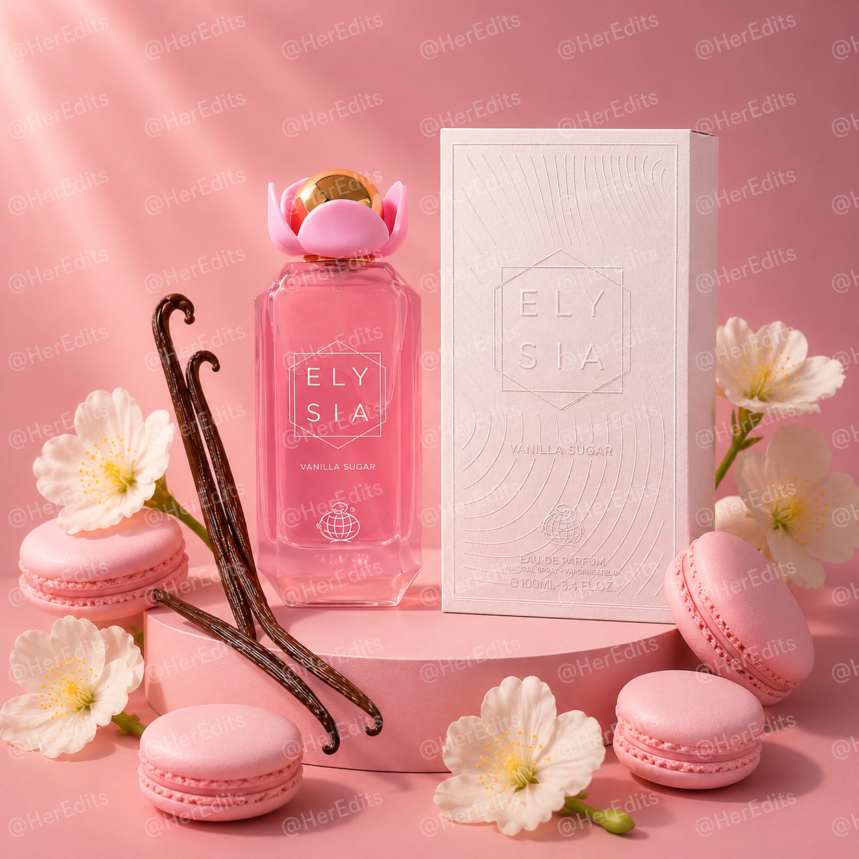 Elysia Vanilla Sugar Eau De Parfum 100ml – Sweet Warm Vanilla Fragrance