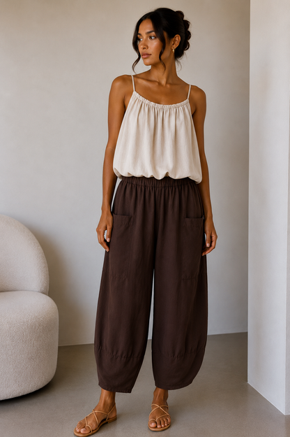 Barrel Leg Pocket Trousers | HerEdits