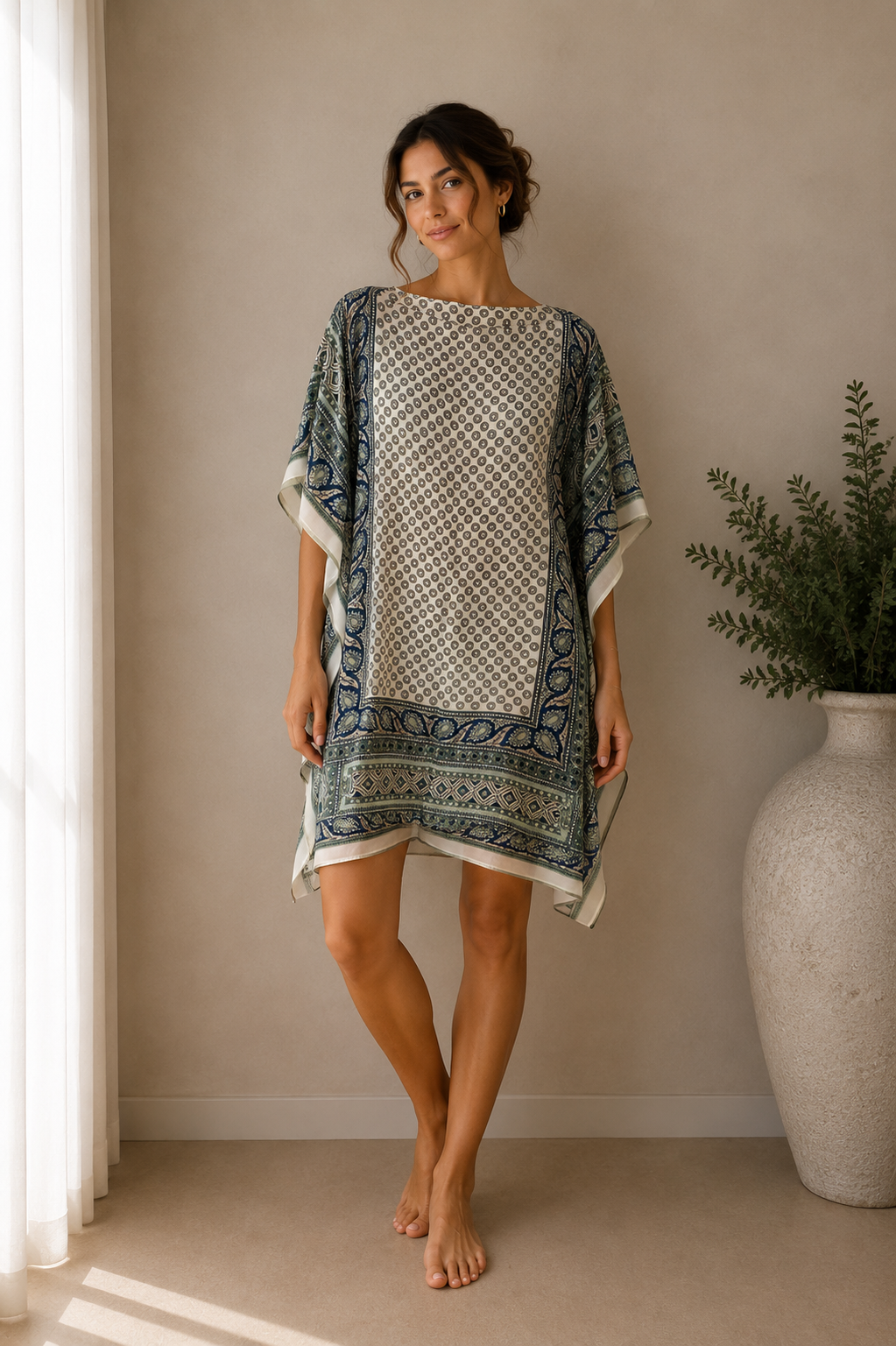 Paisley Kaftan Cover Up