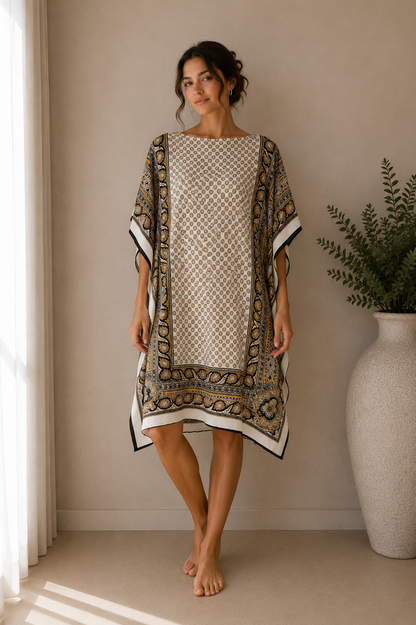 Paisley Kaftan Cover Up