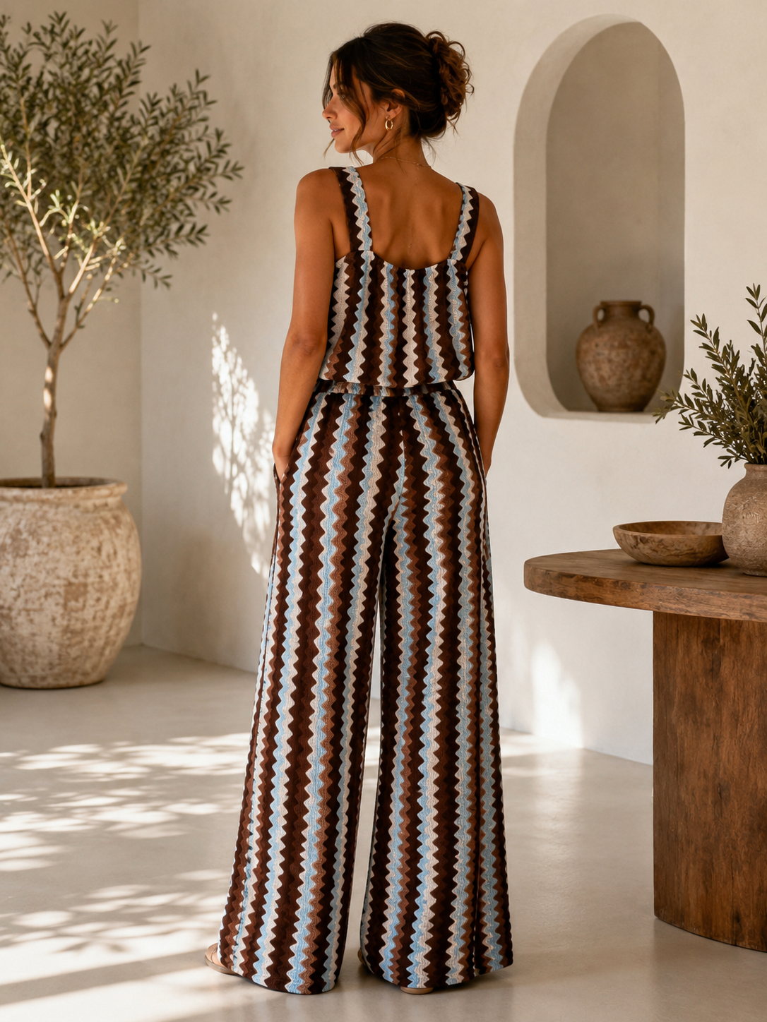 Wave Print Co-Ord Set