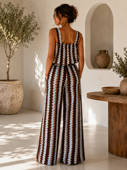 Wave Print Co-Ord Set