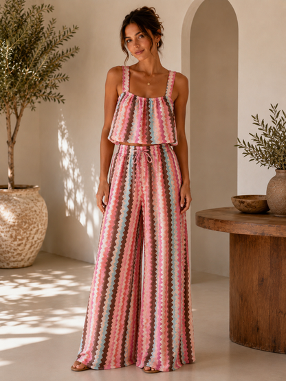 Wave Print Co-Ord Set