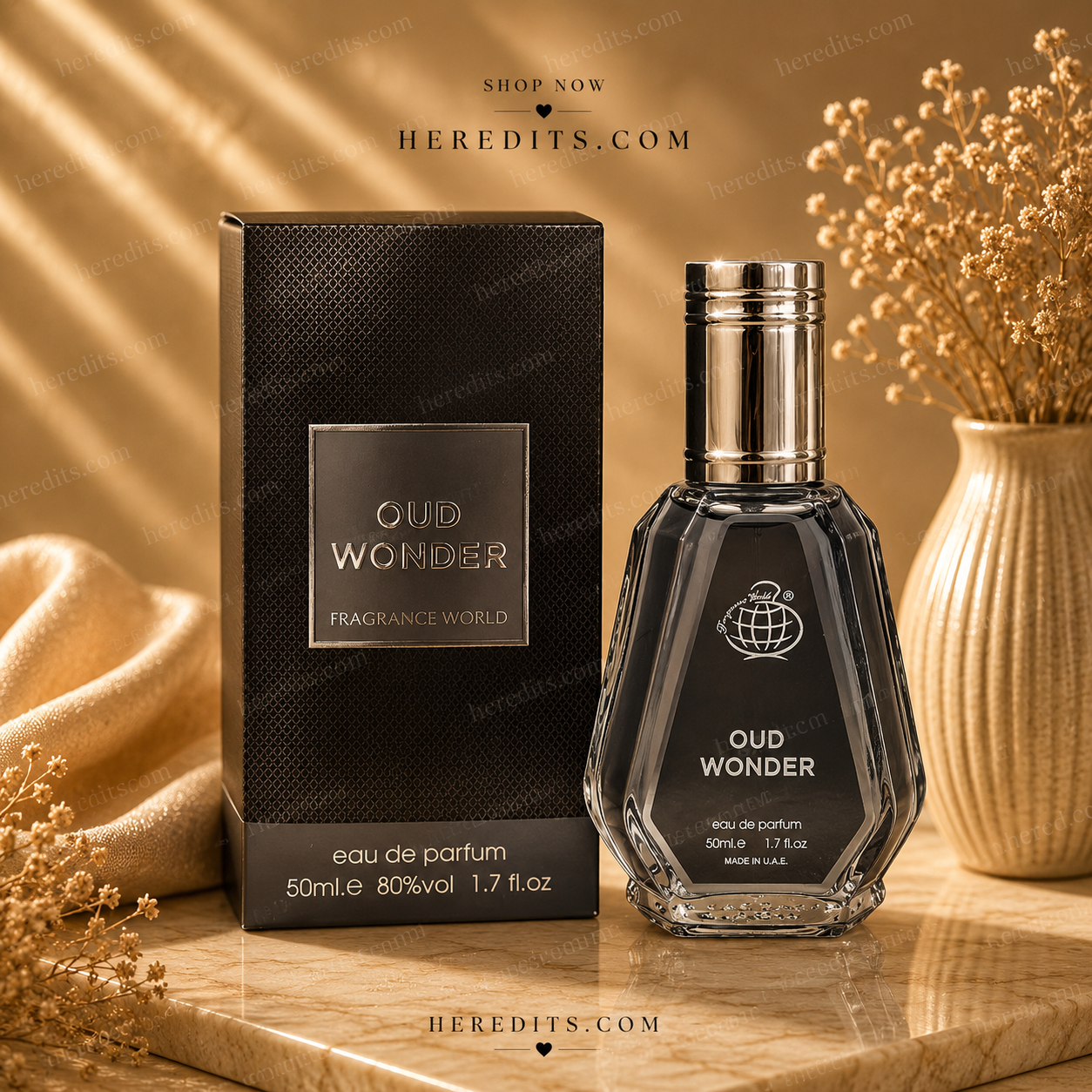 Oud Wonder Eau De Parfum 50ml – Warm Woody Oud