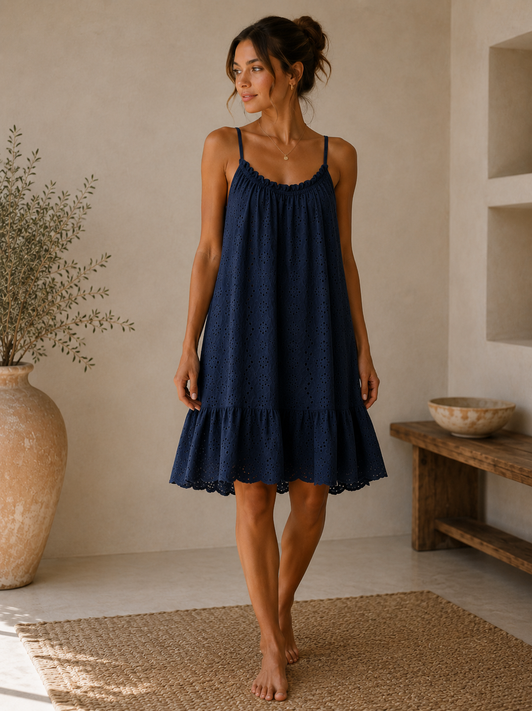 Broderie Anglaise Cami Dress